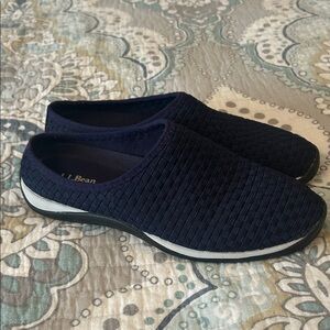 L.L. Bean Women's Dark Blue Slip-On Sneakers